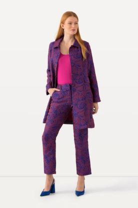 Picture of Hlače svečane cvjetnog motiva - magenta multi