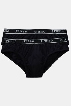 Picture of Gaće slip 2 komada s natpisom na obrubu - Crna JP