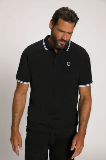 Picture of Majica Polo s prugama - Crna JP