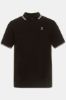 Picture of Majica Polo s prugama - Crna JP