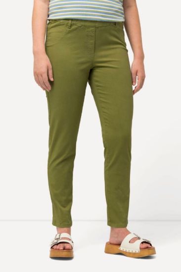 Picture of Hlače Jeggings s elastičnim strukom - svijetlo plavozelena