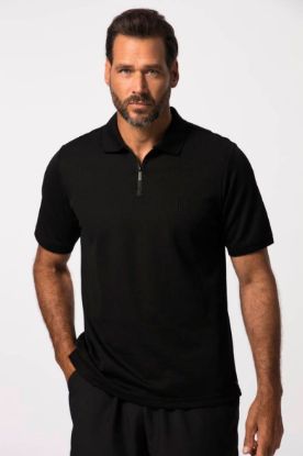Picture of Majica Polo s patentnim zatvaračem - Crna JP