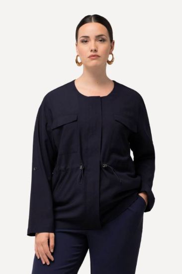 Picture of Jakna lagana sa mogučnošću sužavanja u struku - Plava tamna