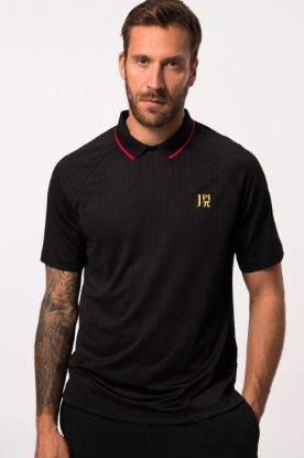 Picture of Majica Polo za sport s prugom na kragni - Crna JP