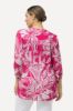 Picture of Bluza 3/4 rukavi s cvjetnim printom - Plava tamna