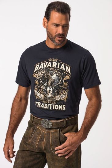 Picture of Majica kratkih rukava okruglog ovratnika s printom - Navy plava JP