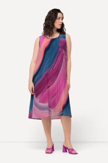 Picture of Haljina bez rukava plise - lila multi
