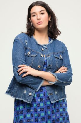 Picture of Jakna traper s motivom na leđima - Plava traper