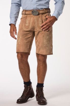 Picture of Hlače kratke s dodatkom kožnog remena - Beige JP