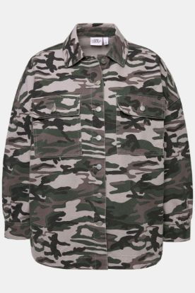 Picture of Bluza dugih rukava od mekanog trapera - olive zelena