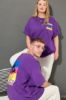 Picture of Majica kratkih rukava šireg kroja - berry ljubičasta