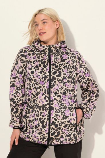 Picture of Jakna lagana za kišu s leopard printom - neonsko zelena