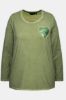 Picture of Majica dugih rukava A kroja - zelena mahovina