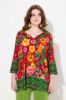 Picture of Majica A kroja s 3/4 rukavima cvjetnog printa
