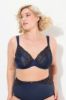 Picture of Grudnjak sa žicom s dodatkom ukrasne čipke - srednja plava