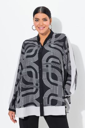 Picture of Bluza dugih rukava geometrijskog uzorka