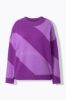 Picture of Pulover dugih rukava na pruge - multi pink