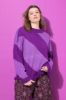 Picture of Pulover dugih rukava na pruge - multi pink