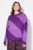 Picture of Pulover dugih rukava na pruge - multi pink