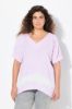 Picture of Bluza kratkih rukava V ovratnika - pink tamna