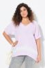 Picture of Bluza kratkih rukava V ovratnika - pink tamna