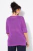 Picture of Pulover polu rukava V ovratnika - multi pink