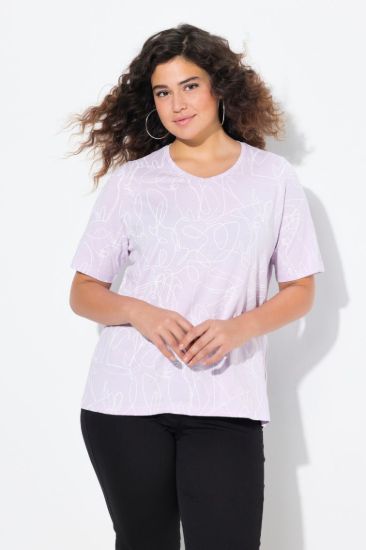 Picture of Majica kratkih rukava V ovratnika - pink tamna