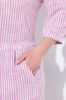 Picture of Hlače od mješavine lana širokih nogavica - prašnjava ruža