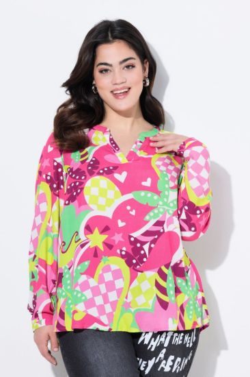 Picture of Bluza s uzorkom papige - pink svijetla