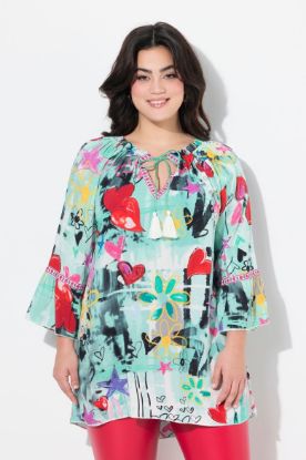 Picture of Bluza s printom - zelena multi