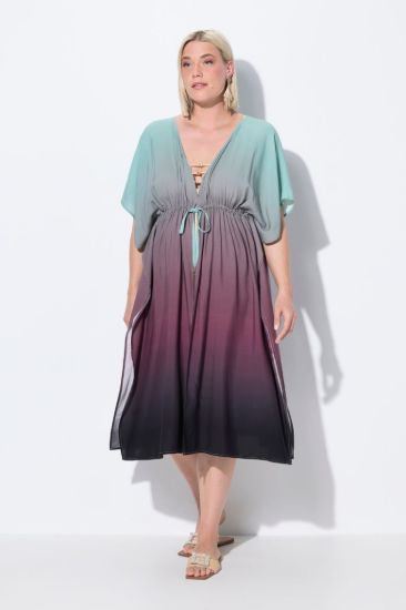 Picture of Kaftan kratkih rukava V ovratnika - Plava ponoćna