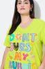 Picture of Majica kratkih rukava V ovratnika - svijetla kadulja