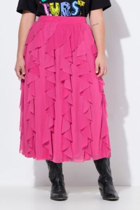 Picture of Suknja A kroja elastičnog struka - pink svijetla