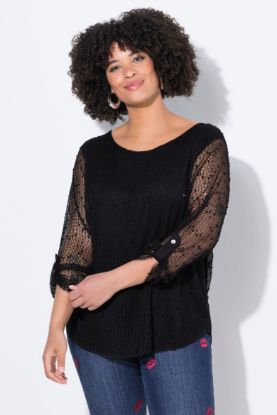 Picture of Bluza 3/4 rukava mrežastog uzorka