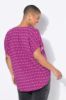 Picture of Bluza kratkih rukava V ovratnika - pink tamna
