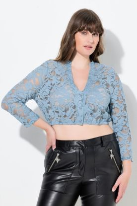Picture of Bluza dirndl čipkasta - plava proljetna
