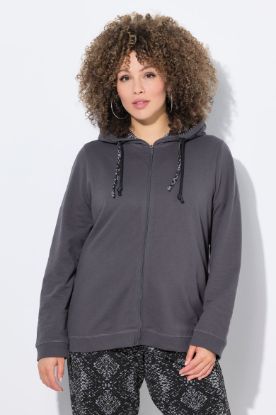 Picture of Majica dugih rukava s kapuljačom i patanentim zatvaračem
