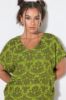 Picture of Bluza kratkih rukava V ovratnika - mint zelena