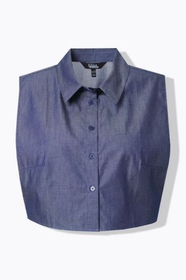 Picture of Bluza bez rukava kraćeg kroja - Plava traper