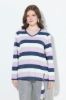 Picture of Majica dugih rukava V ovratnika - light pink