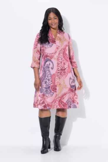 Picture of Haljina 3/4 rukava A kroja - pink svijetla