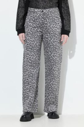Picture of Traperice s leopard uzorkom - Pastelno siva