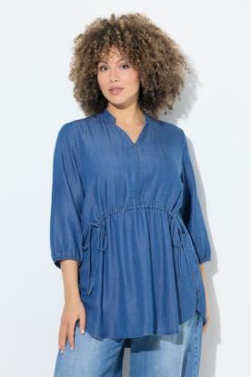 Picture of Bluza 3/4 rukava A kroja - Plava traper