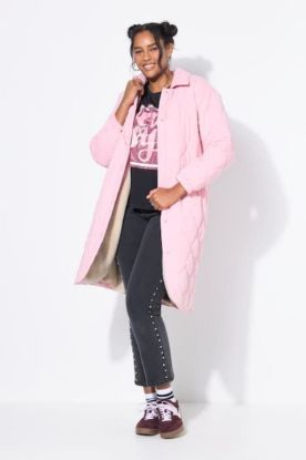 Picture of Jakna prošivena dužeg kroja - Pink ružičasta