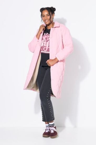 Picture of Jakna prošivena dužeg kroja - Pink ružičasta