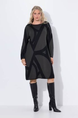 Picture of Haljina pletena dugih rukava - pacifičko plava