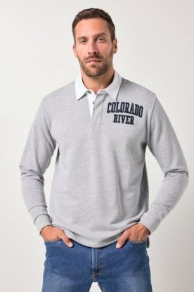 Picture of Majica Polo dugih rukava - Sivo mješana JP
