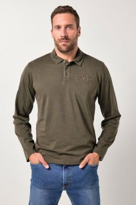 Picture of Majica Polo dugih rukava - Tamna morska trava JP