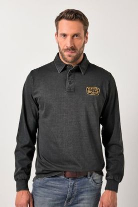 Picture of Majica Polo dugih rukava - Crna JP