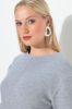 Picture of Haljina midi 3/4 rukava - navy plava